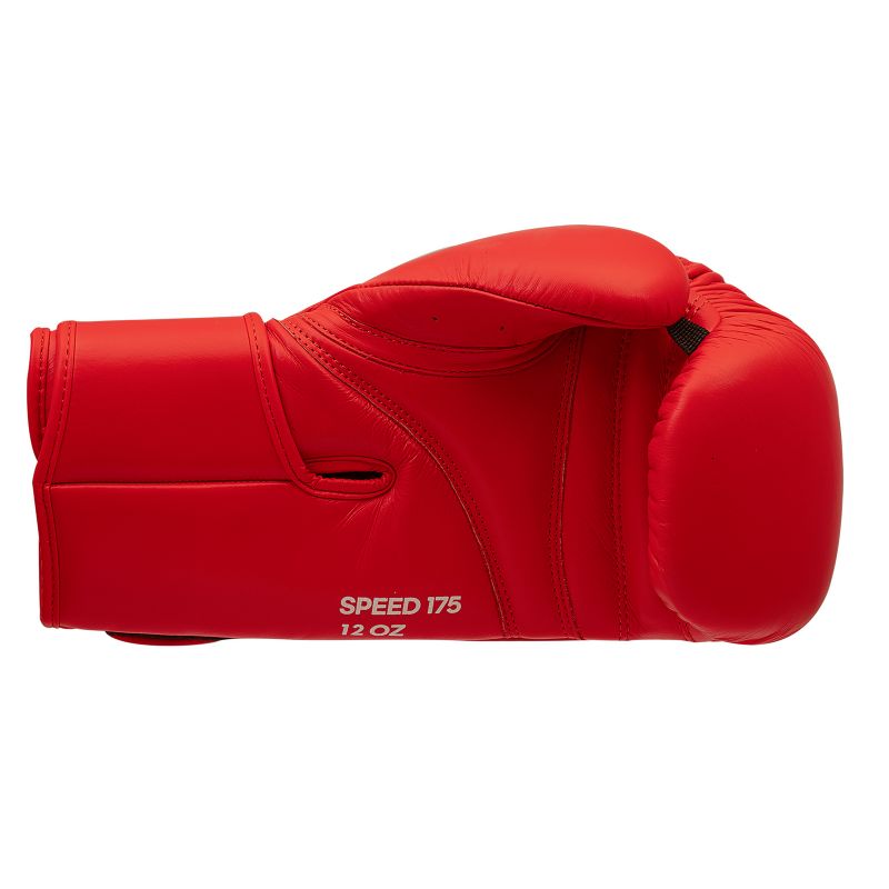 13. Adidas SPEED 175 leather boxing gloves red
