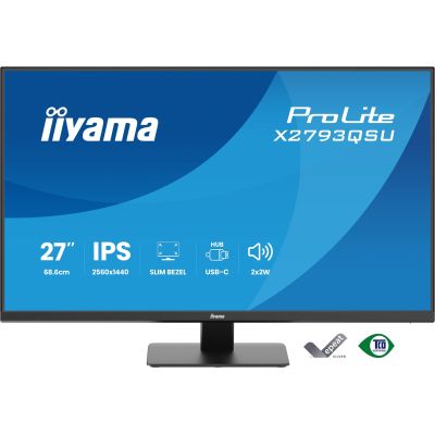 2. iiyama ProLite X2793QSU-B1 computer monitor 68.6 cm (27") 2560 x 1440 px Quad HD LED Black