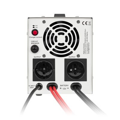 4. KEMOT PROsinus-800 emergency power supply, pure sine wave converter with charging function 12V 230V 800VA/500W