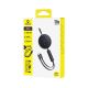4. Baseus Free2Pull Mini 100W 3in1 USB-C Retractable Cable - 2xUSB-C 1.2m - Black