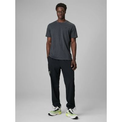 4. Men's regular plain T-shirt 4F 4FRMM00TTSHM4192-23M