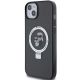 2. Karl Lagerfeld KLHMP15SHMRSKCK iPhone 15 6.1" black/black hardcase Ring Stand Karl&Choupette MagSafe