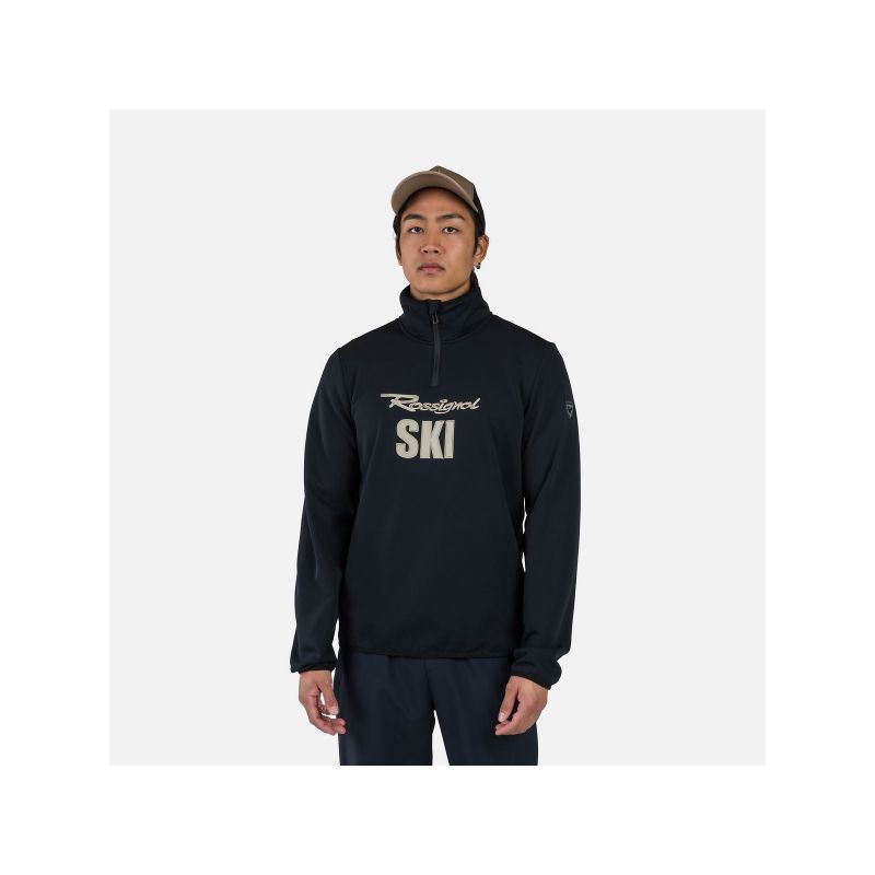 Rossignol Signature Ski Hz Fleece Sweatshirt Black