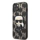 2. Karl Lagerfeld KLHCP13SPMNIKBK iPhone 13 mini 5.4" hardcase black/black Monogram Ikonik Patch