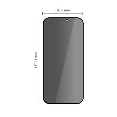 6. Tech-Protect OneTouch Set Spy+ 2-Pack Privacy Tempered Glass for iPhone 18 Pro Max