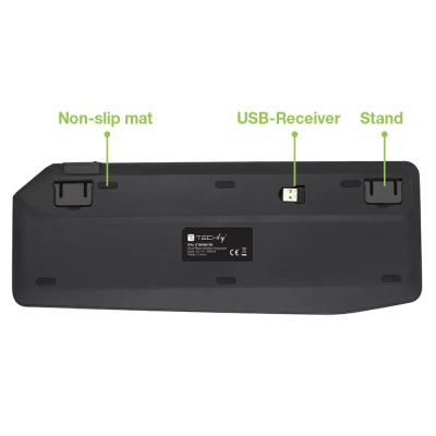 10. TECHLY WIRELESS DUAL BT/RF TOUCH KEYBOARD