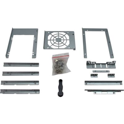 8. Inter-Tech 4U-4416L Rack Black, Silver