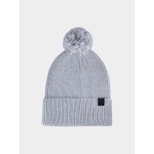 Unisex winter hat with pompom 4F 4FWAW24ACAPU472-27S