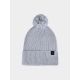 Unisex winter hat with pompom 4F 4FWAW24ACAPU472-27S