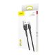 11. Baseus Cafule Cable CAMKLF-CG1 USB-A / micro USB 1.5A 2 m - black-gray