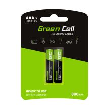 GREEN CELL BATTERIES 2X AAA R3 800MAH