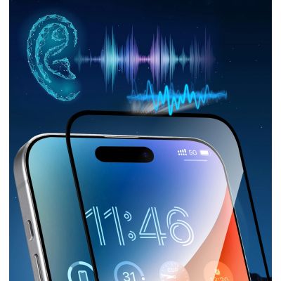 11. Joyroom JR-MKN0313 Corning Eyecare Tempered Glass for iPhone 15 Plus/16 Plus