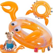 SWIMMING RING 93.5x76CM CRAB GLITTER 35638
