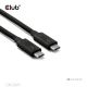 7. CLUB3D CAC-2501 Thunderbolt Cable 1m 120 Gbit/s Black