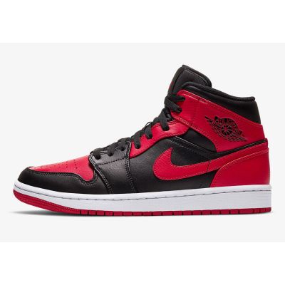 2. Air Jordan 1 Mid Banned Basketball Shoe - 554724-074