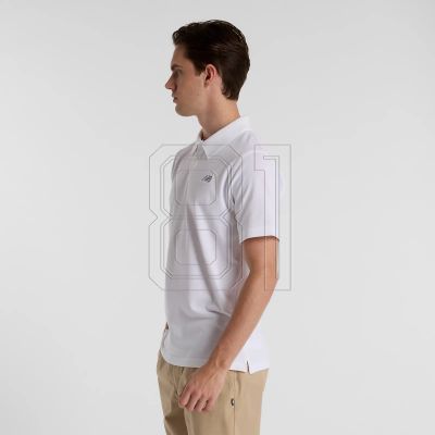 2. New Balance Cotton Pique Polo Shirt M MT51519WT
