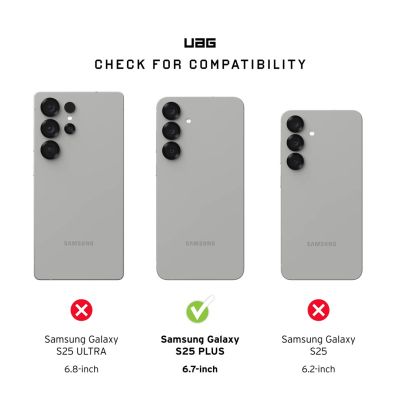 3. UAG Civilian Pro - protective case for Samsung Galaxy S25+ 5G with built-in magnetic module (black)