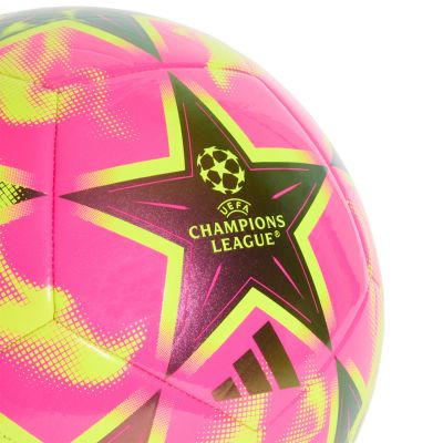 3. adidas UCL Club 26/27 League Stage Pink and Yellow KE9760 Football