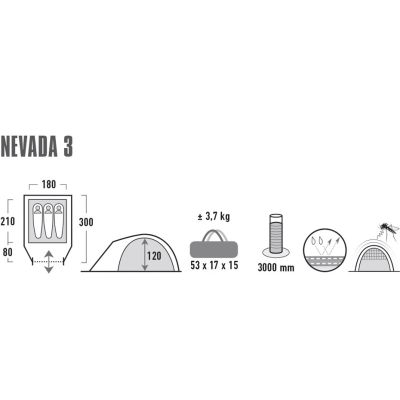 26. High Peak Nevada 3 tent 10203