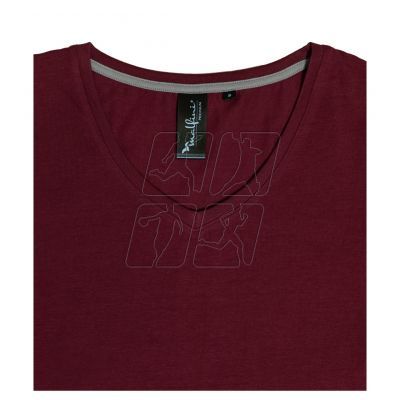 4. Malfini Action V-neck T-shirt W MLI-70186 garnet