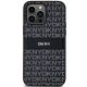 3. DKNY Leather Mono Stripe & Metal Logo case for iPhone 14 Pro - black