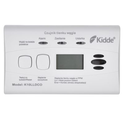2. Kidde K10LLDCO LCD Carbon Monoxide and Carbon Monoxide Detector