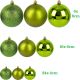 3. DECORATIVE PLASTIC BAUBLE SAFE 46 PCS GREEN MICA