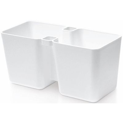 7. TWINS CUBE HERB POT WITH SCISSORS WHITE