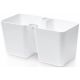 7. TWINS CUBE HERB POT WITH SCISSORS WHITE
