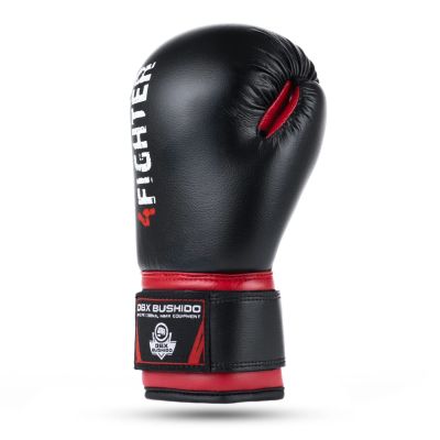 17. 6oz Boxing Gloves for Kids - 4Fighter Red