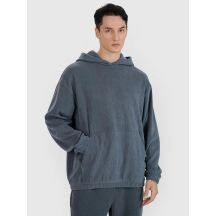 Men's sweatshirt with hood, open, 4F 4FRSS25TSWSM2181-22S