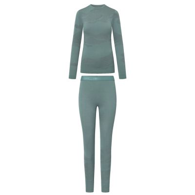 9. VIKING Gasher Lady Set Merino women's underwear size M green