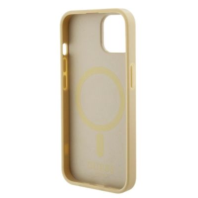 6. Guess GUHMP15MPSAHMCB iPhone 15 Plus 6.7" gold/gold hardcase Saffiano MagSafe