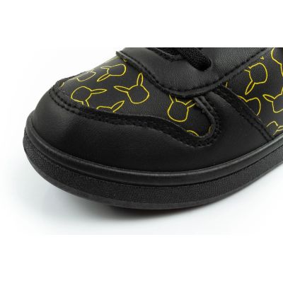 6. Leomil children's sports shoes Pokemon sneakers lightweight with velcro black