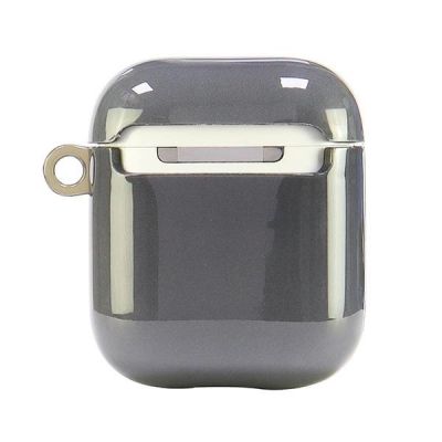 5. Audi IML Geometric Pattern Case for AirPods 1 / 2 - Gray