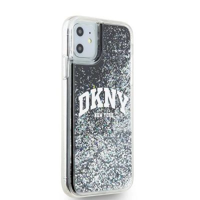 5. DKNY Liquid Glitter Big Logo case for iPhone 11 / Xr - black