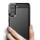 3. Carbon Case Flexible Cover TPU Case for Samsung Galaxy S21+ 5G (S21 Plus 5G) black