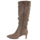 3. Low-heeled boots insulated suede beige Sergio Leone KZ-28