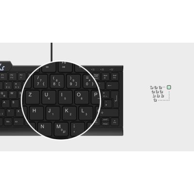 4. KeySonic KSK-5010ELC (DE) Keyboard Home USB QWERTZ German Black