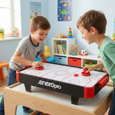 7. TABLE GAME AIR HOCKEY 60x32.5x14CM BLACK ENERO PRO