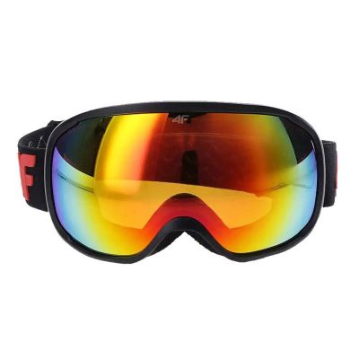 2. Boys' ski goggles with mirror coating 4F Junior 4FJWAW24AGOGU042-21S