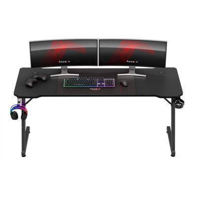 6. Huzaro Hero 4.8 Black Gaming Desk