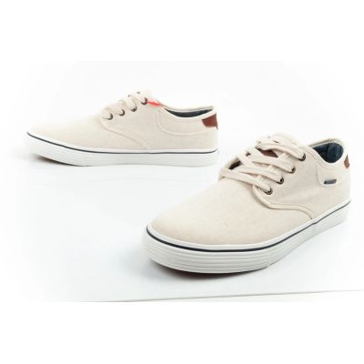 8. Wrangler Men’s Calypso Derby Sneakers, Ecru Casual Shoes, Stylish and Comfortable