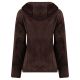 2. Women’s Fleece Jacket Geographical Norway UPALOOD BROWN DB LADY 047-1 (WZ4176F/GN-BROWN)
