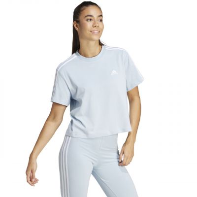 2. adidas Essentials 3-Stripes Single Jersey Crop Top W IS1568