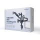 GEMBIRD ADJUSTABLE DESK ARM/MOUNT FOR 3 MONITORS 17-27, VESA 100X100MM, UP TO 7 KG