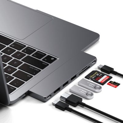 5. Satechi Type-C Pro Hub Slim Space Gray - Slim Case