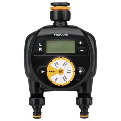 2. Fiskars 1054792 Black Electronic Irrigation Controller