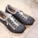 5. Women's openwork navy blue sports shoes Rieker N42P6-14