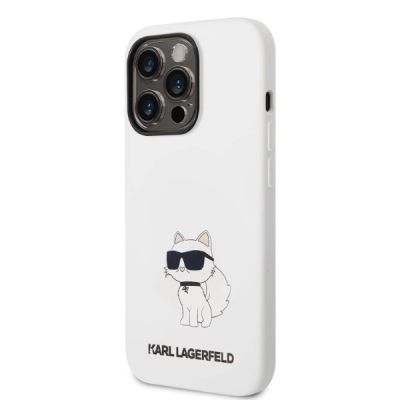 2. Karl Lagerfeld KLHCP14LSNCHBCH iPhone 14 Pro 6.1" hardcase white/white Silicone Choupette